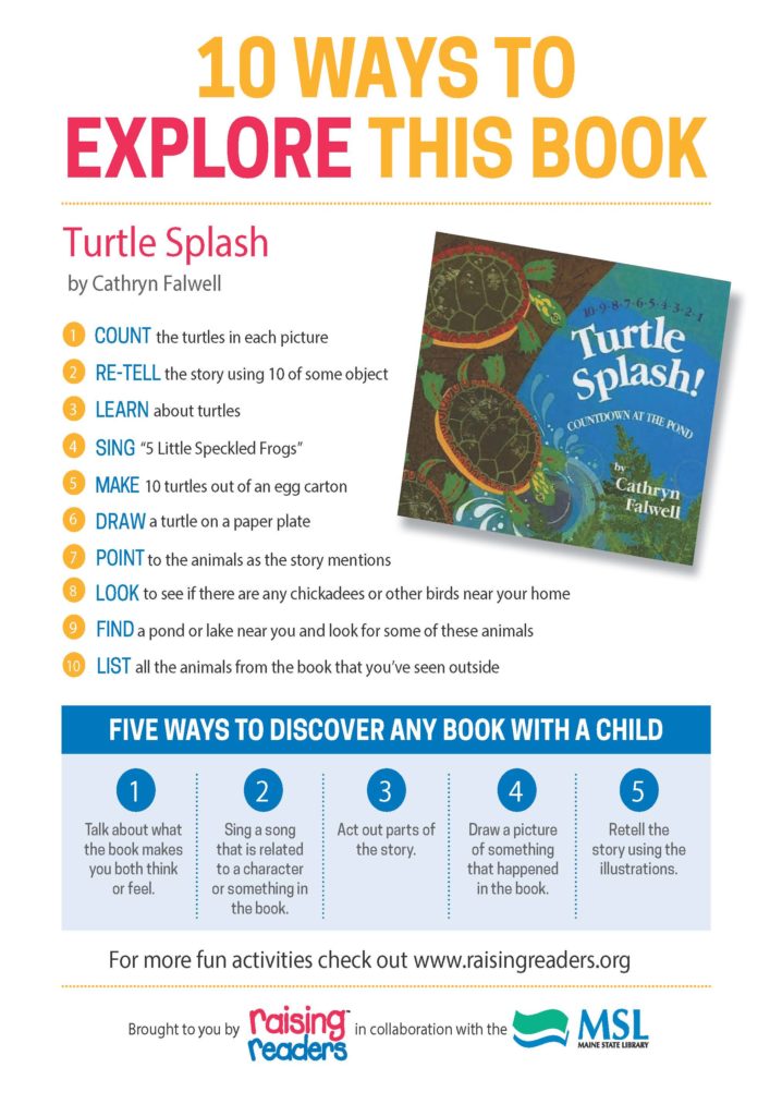 Turtle Splash! Countdown at the Pond by Cathryn Falwell